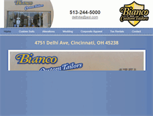 Tablet Screenshot of cincinnatiohiotailor.com